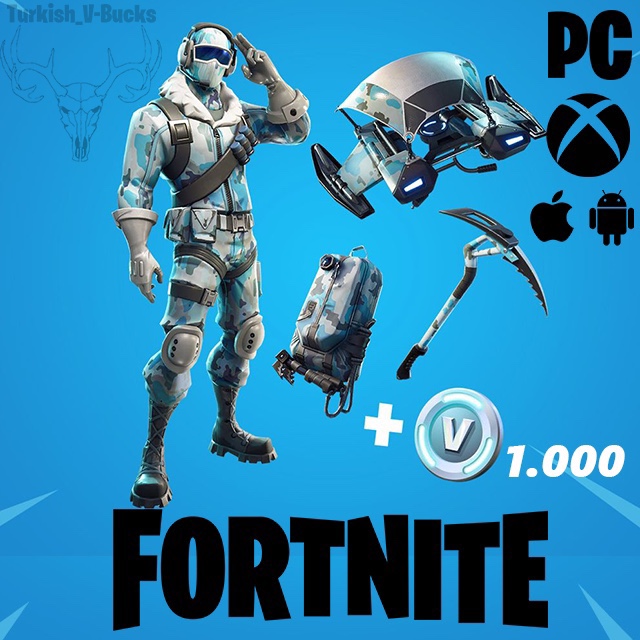 fortnite deep freeze bundle skins 1 000 v bucks - deep freeze skin fortnite