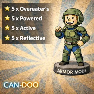 Overeater, AP, Active & Reflective