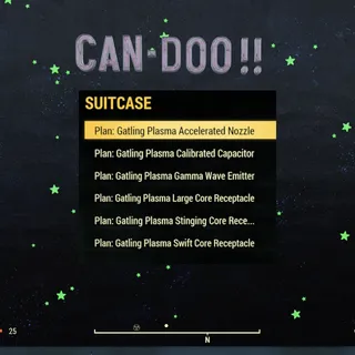 All Gatling Plasma Plans