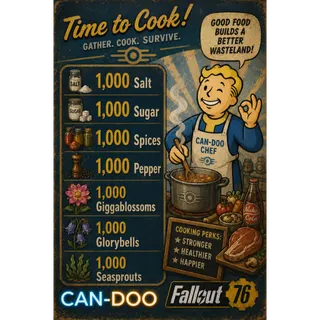 Cooking Bundle: Salt,Pepper,Sugar...