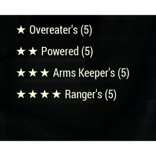 Overeater, Powered, Arms Keeper, Ranger