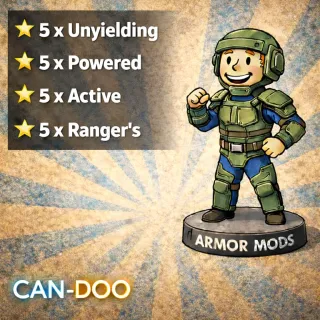 Unyielding, Powered, Active &Ranger