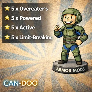 Overeater, Powered, Active, Limit-Breaking