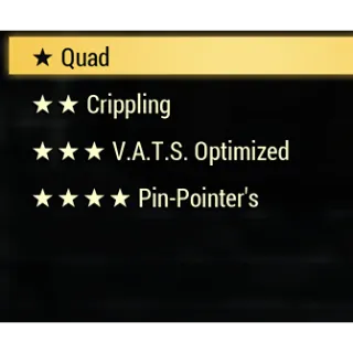 Quad, Cripping, V.A.T.S, Pin Pointer
