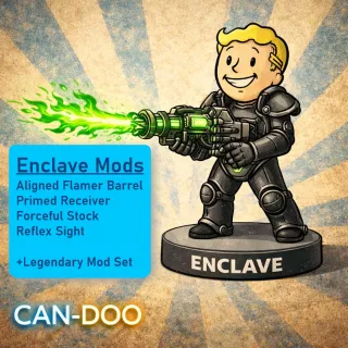 Enclave Plasma Flamer With Mods
