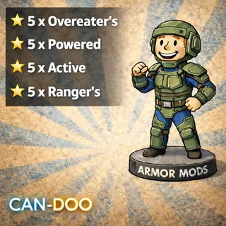 Overeater, Powered, Active & Ranger