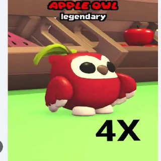 4x Apple Owl