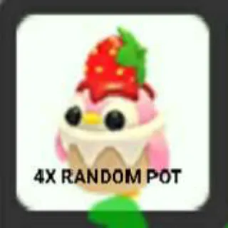 4x Strawberry Penguins