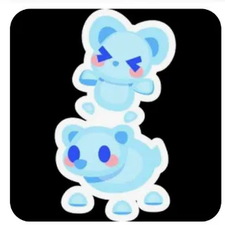Frostbite Bear And Cub Animated Sticker
