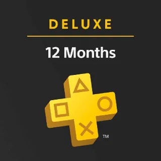 PlayStation Plus Deluxe 12 Months Subscription ACCOUNT