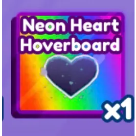 NEON HEART BOARD