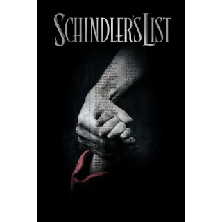 Schindler's List ✡️  |  iTunes 4K 