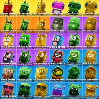 ALL FORTNITE SPRITE (36 SPRITES)