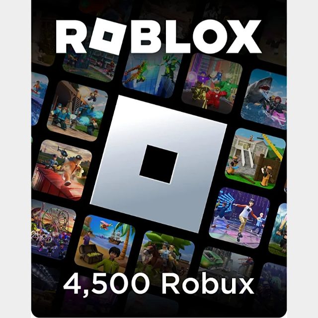 4,500 Roblox Robux - Roblox Gift Cards - Gameflip