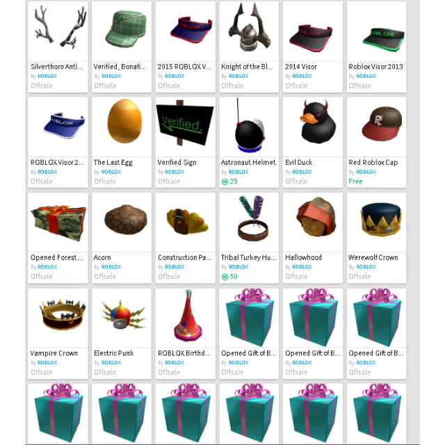 2006 Roblox Account "Generalization" 6.4k RAP in limiteds IDS UNDER