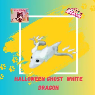 HALLOWEEN GHOST WHITE DRAGON