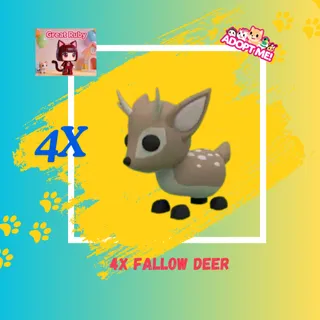 4X FALLOW DEER