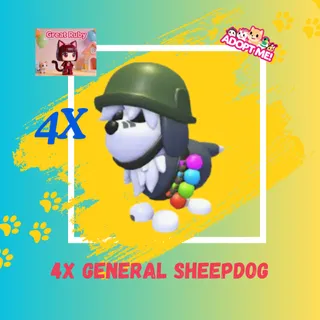 4X GENERAL SHEEPDOG