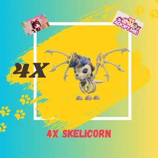 4X SKELICORN