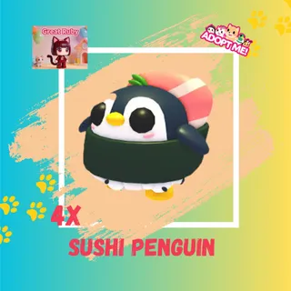 4X SUSHI PENGUIN