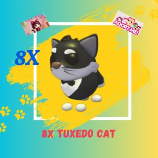 8X TUXEDO CAT