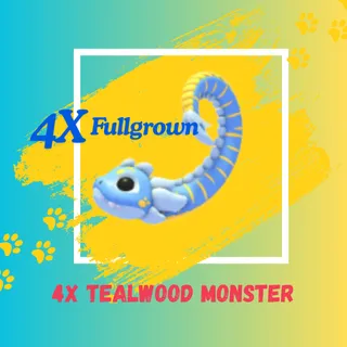 4X TEALWOOD MONSTER 