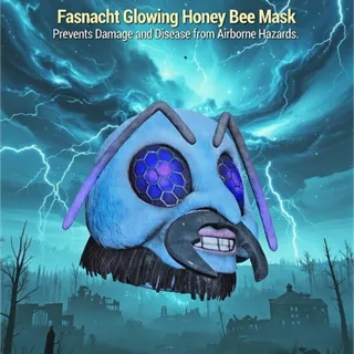 glowing honey bee