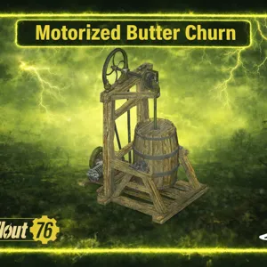 Motorized butter churn