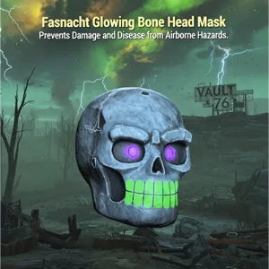 glowing bone head mask