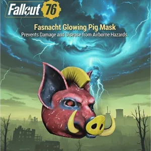 glowing pig mask
