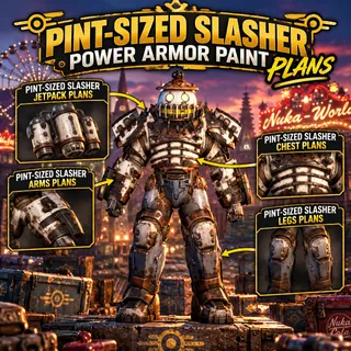 Pint sized slasher power armor paint