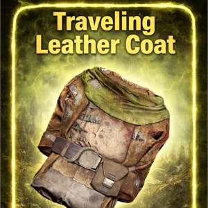 Traveling leather coat