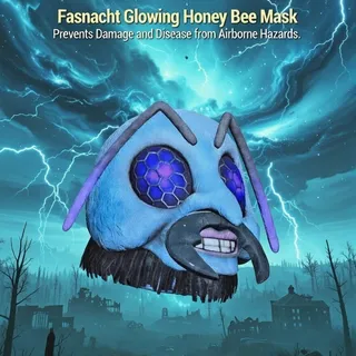 glowing honey bee mask