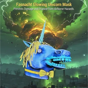 glowing unicorn mask