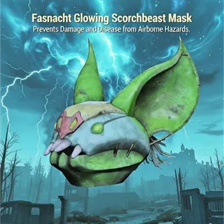 glowing scorchbeast mask