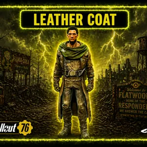 Leather coat