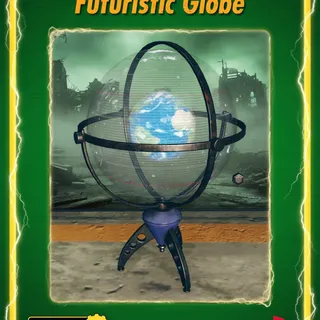 Futuristic globe plan
