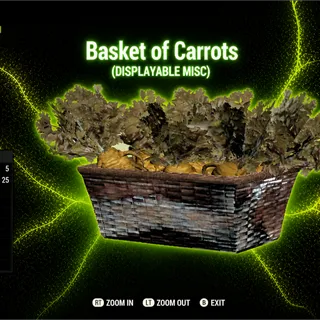 Basket of carrots