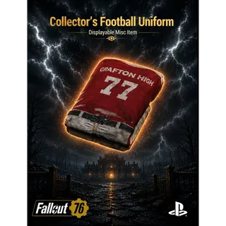 Collectors football uniform