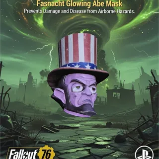 glowing Abe mask