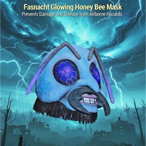 glowing honey bee mask