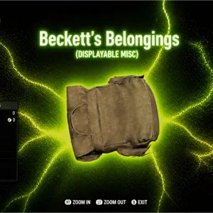 Beckett’s Belongings