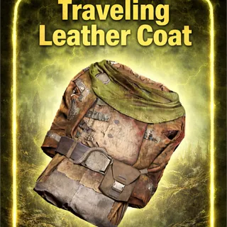 Traveling leather coat