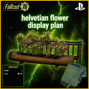 Helvetian flower display