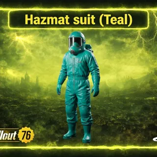 Hazmat suit teal