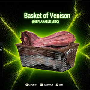 Basket of venison