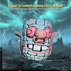 glowing corn cob mask