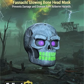 glowing bonehead mask