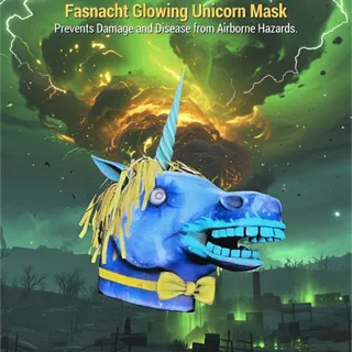 glowing unicorn mask