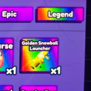 Golden Snowball Launcher